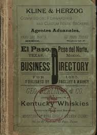 Please read the following terms and conditions of service before logging in. El Paso Texas And Paso Del Norte Mexico Business Directory For 1885 The Portal To Texas History
