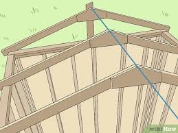 Whether you are building a dog house, shed, garage, single family home, or mansion the roof will consist of one style. How To Build A Shed Roof With Pictures Wikihow