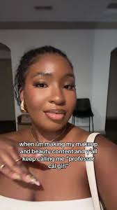 i will DENY DENY DENYYYYYYY 😭 and my name is ISHIOMA! weytin be “professor  cal girl”???? #makeup #makeuptutorial #blackgirlmakeup #makeupforblackwomen  #anime