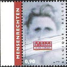 Belgian Stamps Human Rights 60 Jaar Mensenrechten Stamp Human Rights 60 Jaar