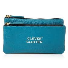Clever Carriage Genuine Leather Clutter Genuine Leather Zip Around Wallet Leather
