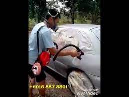 Paper to cover your car = rm0. Paint Gun Spray Cat Kereta Youtube