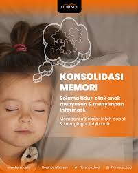 Tidur nyenyak adalah kunci di balik anak yang sehat & ceria. Mulai dari  otak, tubuh, sampai daya tahan — semuanya bekerja saat anak tidur. Dengan  rutinitas yang baik & kasur yang tepat,