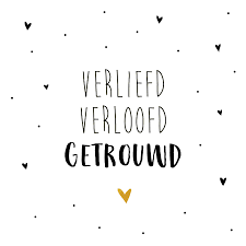 Felicitatiekaart Voor Huwelijk Verliefd Kaartje2go