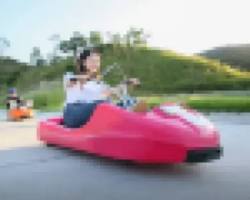 인천 강화도 강화루지 전경 및 트랙 사진, AI로 생성