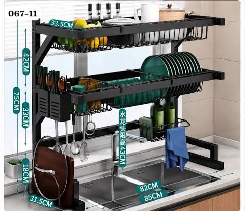 Escurridor doble de 85 CM (067-11) por tan solo $2,400 pesos