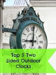 Best Large Double Sided Station Clocks Kims Home Ideas Outdoor Clock Clock Retirement Gifts For Dad