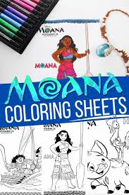 Get these free printable disney princess moana coloring pages only at everfreecoloring.com. Moana Coloring Pages Sugar Spice And Glitter
