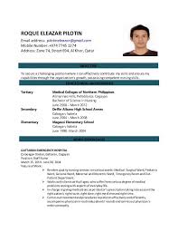 Nursing experience with demonstrated progressive largest tertiary care hospital and level ii trauma center in montana serving patients in eastern and. Cv Template Qchp Resume Format Cv Template Resume Format Cv Format