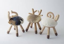 Bambi Sheep And Cow Chairs Designed By Kamina C Tokyo Cerforet Con Imagenes Habitacion Para Bebes Varones Muebles Ninos Diseno Para El Hogar