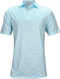 Golf mens short sleeve stripe performance polo. Buy Peter Millar Golf Polo Cheap Online