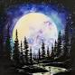 Paint Nite: Full Moon Forest Reflections event image