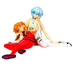 Amazon.com: Neon Genesis Evangelion: Rei and Asuka Plug-Suit Ani-Statue :  Toys & Games