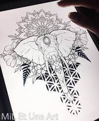 Mil Et Une Art Tatouage Sur Instagram Pret Pour Mon Premier Tatouage 2018 Demain Elephant Tattoos Mandala Elephant Tattoo Sleeve Tattoos For Women