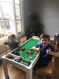 Design Patent Pending Building Bricks Table Activity Table Etsy In 2020 Lego Table Lego Table With Storage Lego Table Ikea