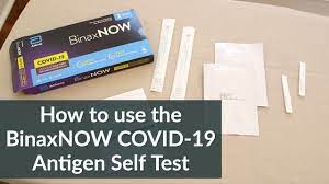 How To Use The Binaxnow Covid 19 Antigen Self Test Step By Step Youtube