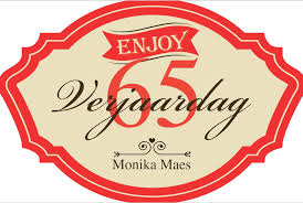 Een Gepersonaliseerde Uitnodiging Voor Je 65ste Verjaardag