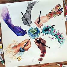 We Need Everyone Also Paw Prints This Was A Colaboration That Vexx Did With Some Other Youtubers Arte Creativa Progetti D Arte Arte Che Ispira