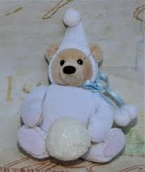 Artist Miniature Bear April Whitcomb Gustafson BEAR WITH SNOWBALL ...