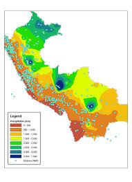 this is perus climate map peru has three different climate