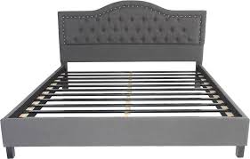 Maybe you would like to learn more about one of these? Noble House Otis Fully Upholstered King Size Bed Frame Dark Gray 305782 Best Buy