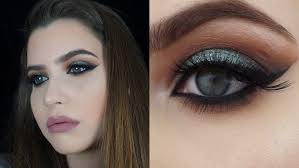 Pop of Teal Smokey Eye