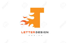 ✓ free for commercial use ✓ high quality images. T Letter Flame Logo Design Fire Logo Lettering Concept Vector Royalty Free Cliparts Vectors And Stock Illustration Image 73269870