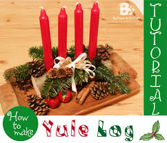 Yule Log Tutorial Colorful Crafts