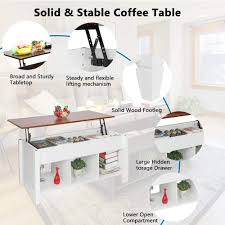 They are all different because different people prefer a different type. Ktaxon Lift Top Coffee Table W Hidden Compartment And Storage Shelves Furniture Walmart Com Walmart Com