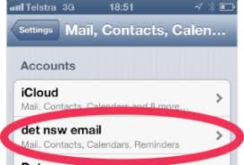 Ict Det Nsw Det Nsw Email Configuration On Ipad Iphone Ipod Mac Mail Ipad Ipod Iphone
