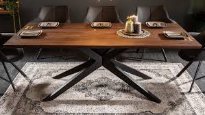 Maybe you would like to learn more about one of these? Table A Manger Moderne Design En Bois D Acacia Fonce Nara Gdegdesign