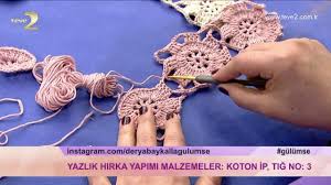Derya Baykal La Gulumse Yazlik Hirka Yapimi Boncuk Tig Isleri Hirkalar