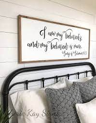 master bedroom sign i am my beloveds bedroom wall decor wohnkultur schlafzimmer schlafzimmer wanddekoration wanddekor schlafzimmer