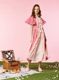Inflorescence Midi Ruffle Dress Sister Jane Midi Ruffle Dress Dresses Ruffle Dress