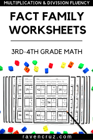 Fact Family Worksheets Multiplication And Division 3rd Grade Fact Family Worksheet Family Worksheet Fact Families