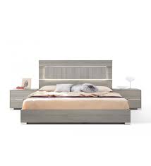 Acme chelmsford antique taupe 4 piece california king bedroom set. Vig Modrest Ethan Modern Grey Veneer Finish Led Lighted Headboard Cal King Bedroom Set 3pcs Made In Italy