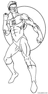 Green lantern is the name of several superheroes of the dc comics franchise. Printable Green Lantern Coloring Pages For Kids