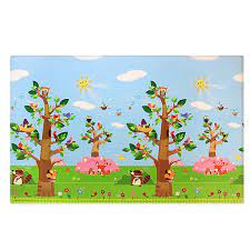 Hygienic and safe (tested to european toy standards en71). Baby Care Large Baby Play Mat In Birds In Trees Bed Bath Beyond