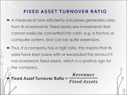 Asset turnover ratio is also called total assets turnover ratio. Fundamentals Of Financial Statement Analysis Lecture 1 Online Presentation