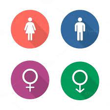 Gender Symbols Icons Vector Human Icon Icon Design Icon Design Inspiration