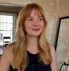 Full head of highlights with olaplex to achieve a Scandi blonde. I cut in a  Bardot fringe and a blunt razored bob to complete the look 🎀