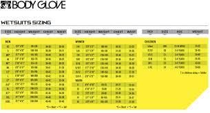 body glove womens wetsuit sizing images gloves and