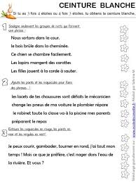 Ceintures De Grammaire Grammaire Grammaire Ce1 Ecole De Crevette