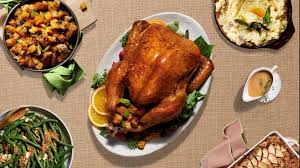 The centerpiece of contemporary thanksgiving in the united states and in canada is thanksgiving dinner, a large meal, generally centered on a large roasted turkey. Thanksgiving Meal Kit Deliveries And Grocery Store Options Everything You Need To Know Gma