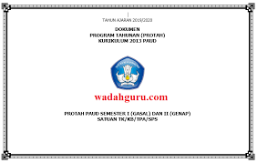 Check spelling or type a new query. Program Tahunan Prota Paud Tk A Umur 4 5 Tahun Ruang Guru