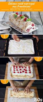 Recette Gateau Roule Meringe Aux Fruits Rouges En Video Recette Gateau Roule Recette Gateaux Et Desserts Recette