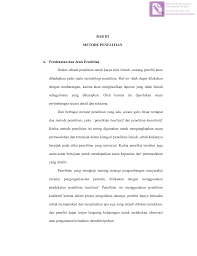 Contoh Metode Penelitian Karya Ilmiah Ilmusosial Id