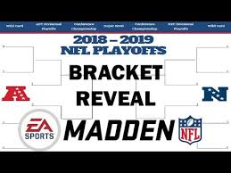 Nfl Playoff Bracket Reveal For 2018 2019 Madden Simulations