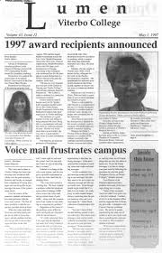 Lumen - Lumen Newspaper - Viterbo University Digital Collections