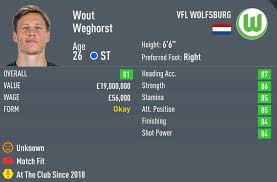 Griezmann climbs to an 88 ovr with his new inform card, achieving the same overall score as his rttf champions league variant. Wout Weghorst Fifa 20